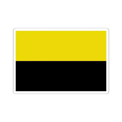 Flag of Andenne (Belgium) STICKER Vinyl Kiss-Cut Decal 6 Inch White - The Sticker Space