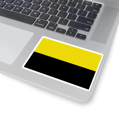 Flag of Andenne (Belgium) STICKER Vinyl Kiss-Cut Decal - The Sticker Space