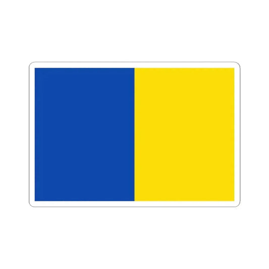 Flag of Anderlecht (Belgium) STICKER Vinyl Kiss-Cut Decal 2 Inch White - The Sticker Space