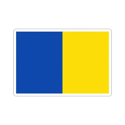 Flag of Anderlecht (Belgium) STICKER Vinyl Kiss-Cut Decal 3 Inch White - The Sticker Space