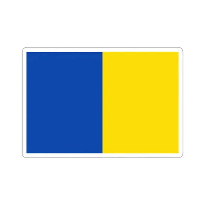 Flag of Anderlecht (Belgium) STICKER Vinyl Kiss-Cut Decal 4 Inch White - The Sticker Space