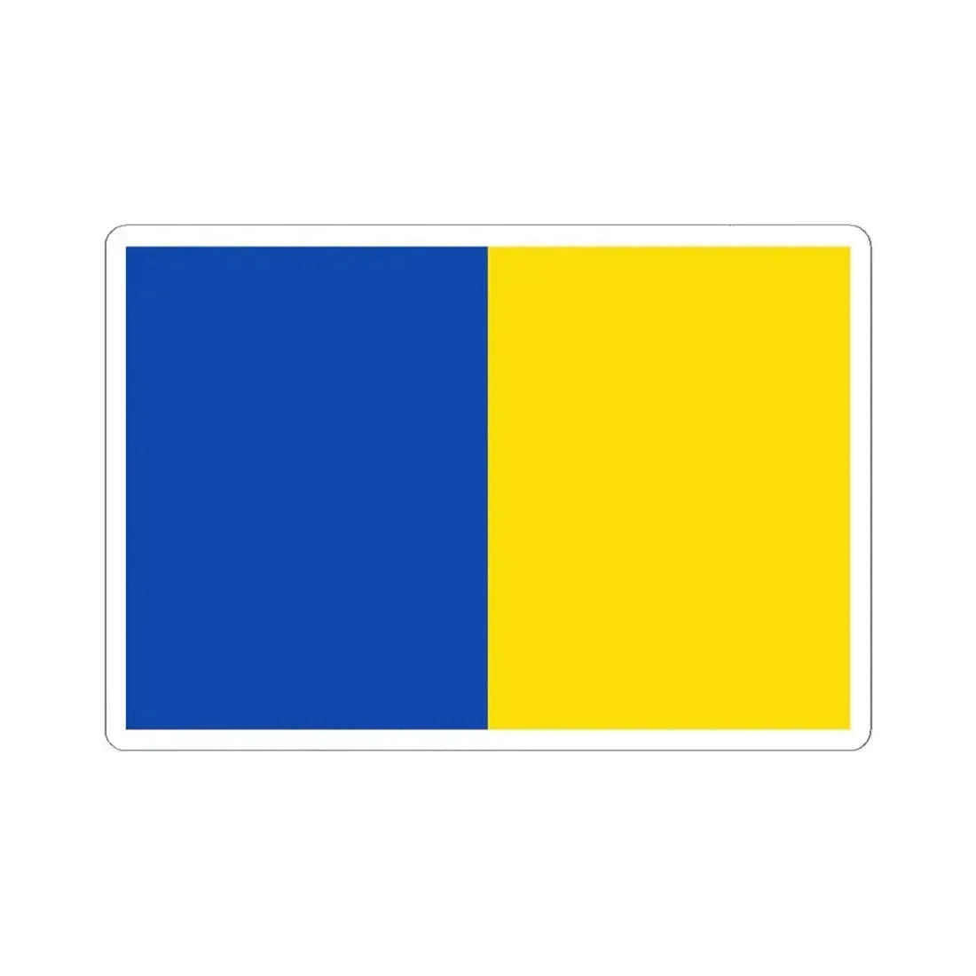 Flag of Anderlecht (Belgium) STICKER Vinyl Kiss-Cut Decal 6 Inch White - The Sticker Space