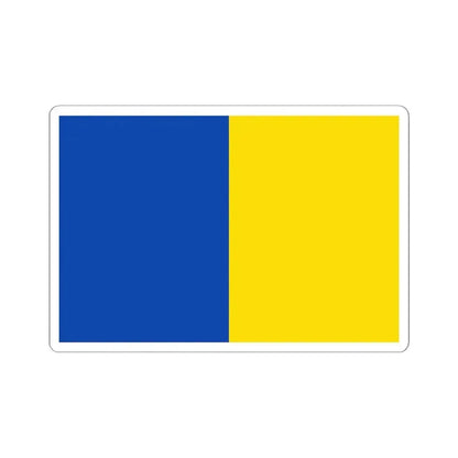 Flag of Anderlecht (Belgium) STICKER Vinyl Kiss-Cut Decal 6 Inch White - The Sticker Space