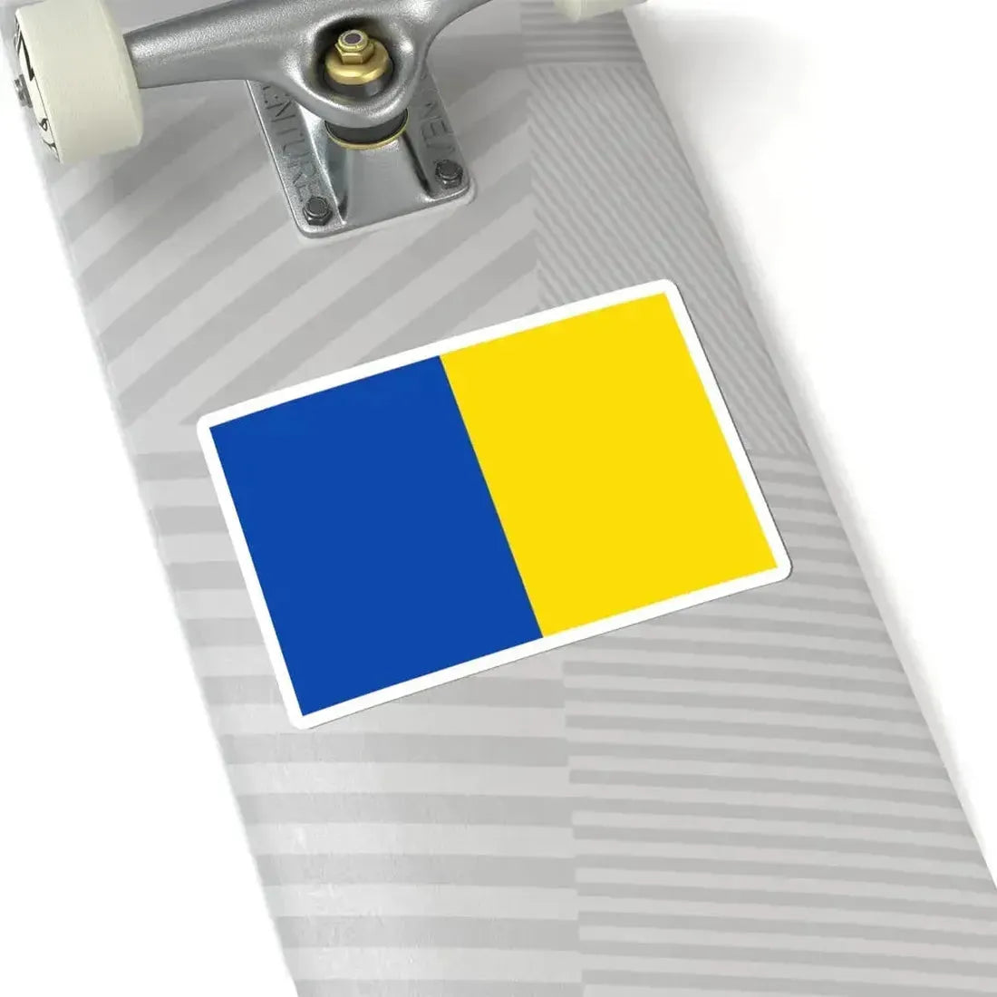 Flag of Anderlecht (Belgium) STICKER Vinyl Kiss-Cut Decal - The Sticker Space