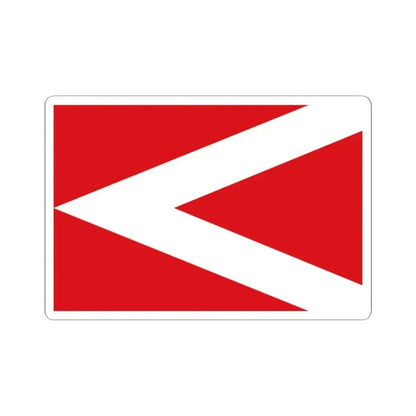 Flag of Anderlues (Belgium) STICKER Vinyl Kiss-Cut Decal 2 Inch White - The Sticker Space