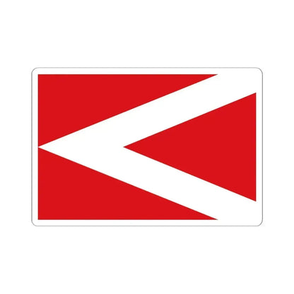 Flag of Anderlues (Belgium) STICKER Vinyl Kiss-Cut Decal 6 Inch White - The Sticker Space