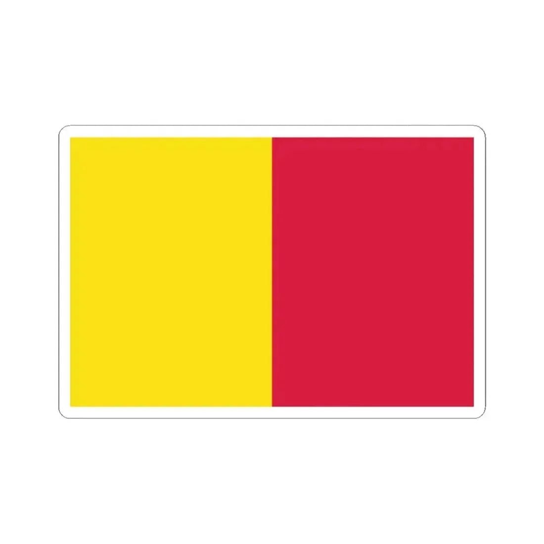 Flag of Andorra 1806-1866 (Andorra) STICKER Vinyl Kiss-Cut Decal 2 Inch White - The Sticker Space