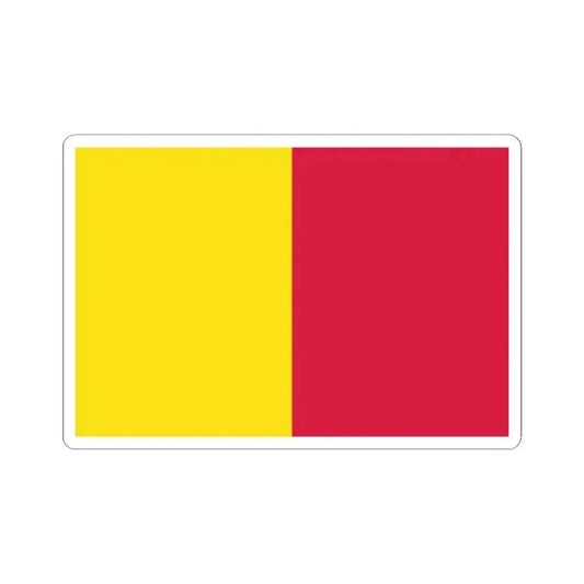 Flag of Andorra 1806-1866 (Andorra) STICKER Vinyl Kiss-Cut Decal 2 Inch White - The Sticker Space