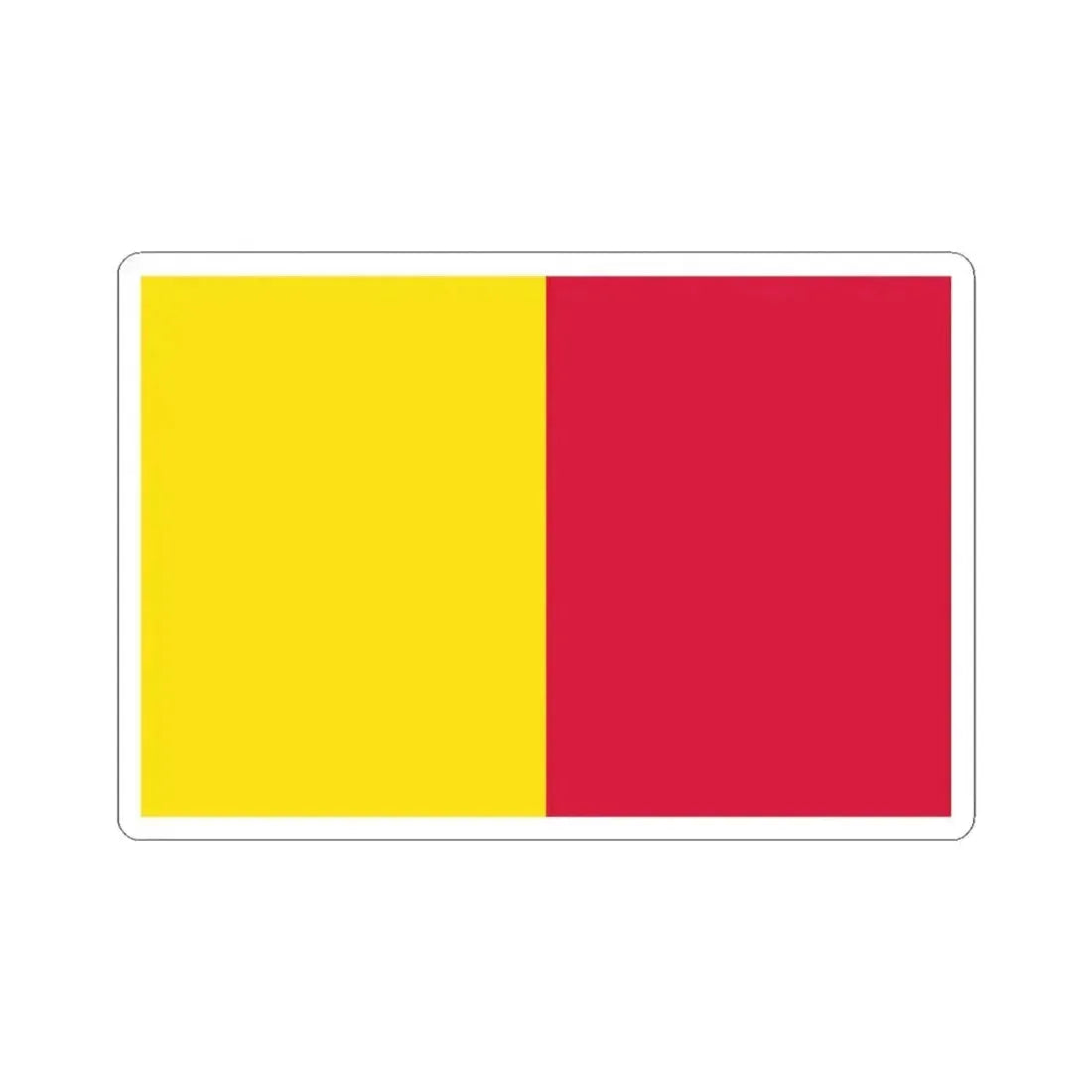 Flag of Andorra 1806-1866 (Andorra) STICKER Vinyl Kiss-Cut Decal 3 Inch White - The Sticker Space