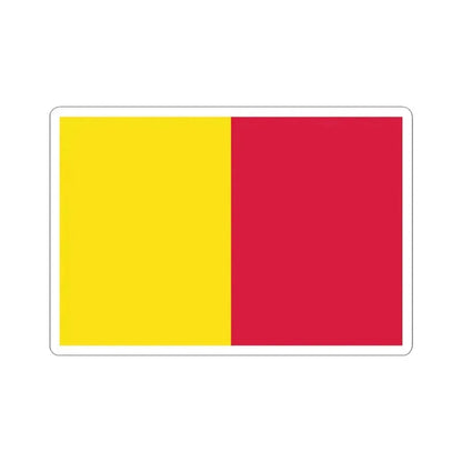 Flag of Andorra 1806-1866 (Andorra) STICKER Vinyl Kiss-Cut Decal 3 Inch White - The Sticker Space