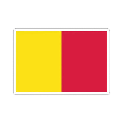 Flag of Andorra 1806-1866 (Andorra) STICKER Vinyl Kiss-Cut Decal 4 Inch White - The Sticker Space