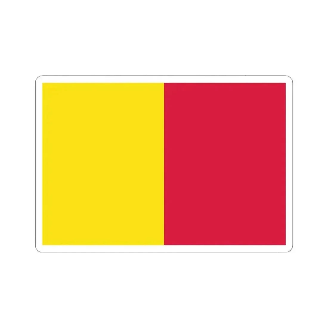 Flag of Andorra 1806-1866 (Andorra) STICKER Vinyl Kiss-Cut Decal 6 Inch White - The Sticker Space