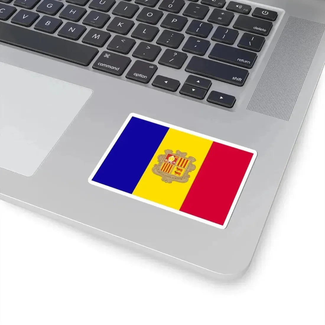 Flag of Andorra (Andorra) STICKER Vinyl Kiss-Cut Decal - The Sticker Space