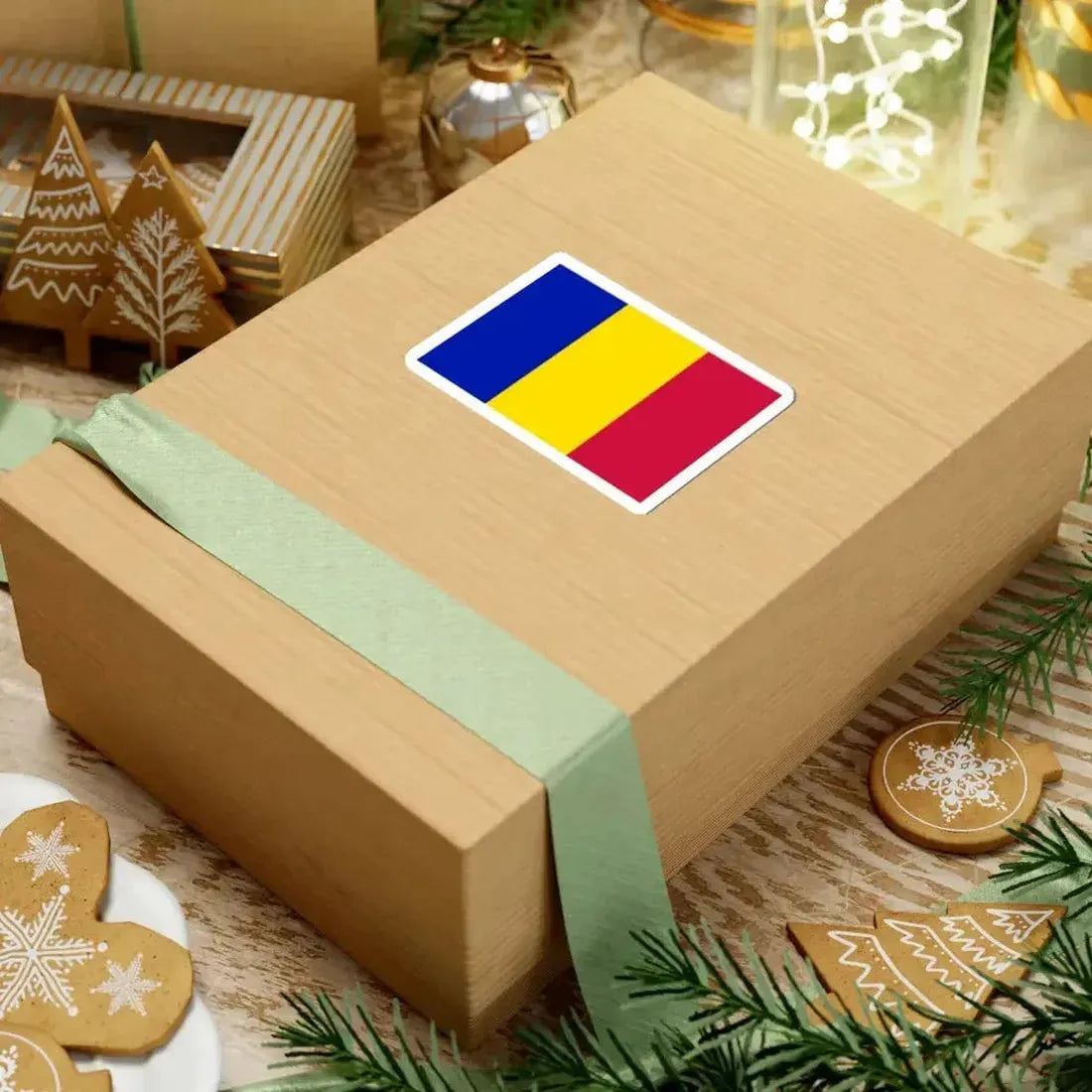 Flag of Andorra civil (Andorra) STICKER Vinyl Kiss-Cut Decal - The Sticker Space