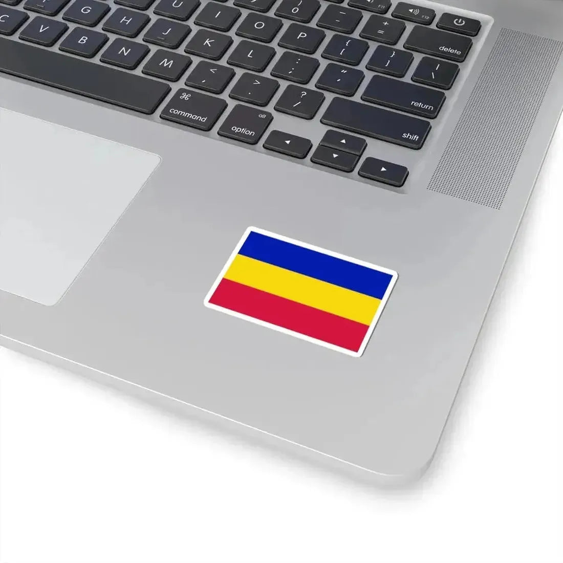 Flag of Andorra civil horizontal (Andorra) STICKER Vinyl Kiss-Cut Decal - The Sticker Space