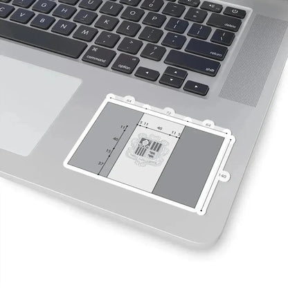 Flag of Andorra construction (Andorra) STICKER Vinyl Kiss-Cut Decal - The Sticker Space