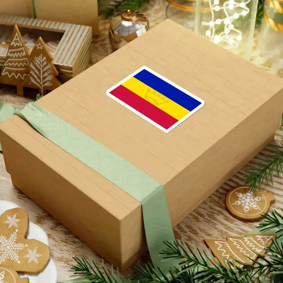 Flag of Andorra end of the 19th century-c. 1930s (Andorra) STICKER Vinyl Kiss-Cut Decal - The Sticker Space