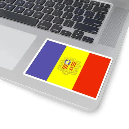 Flag of Andorra WFB 2000 (Andorra) STICKER Vinyl Kiss-Cut Decal - The Sticker Space