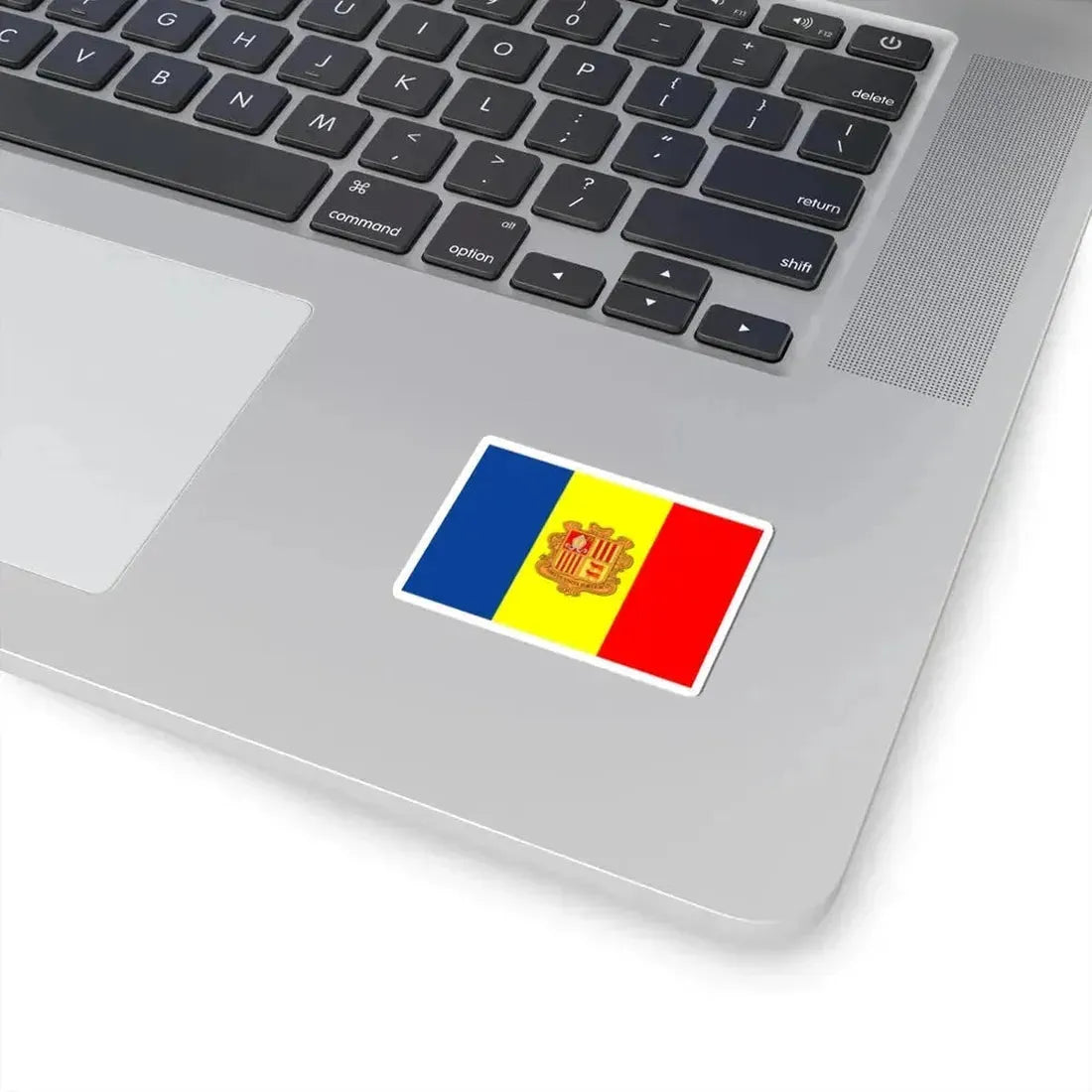 Flag of Andorra WFB 2004 (Andorra) STICKER Vinyl Kiss-Cut Decal - The Sticker Space