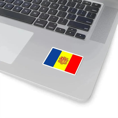Flag of Andorra WFB 2004 (Andorra) STICKER Vinyl Kiss-Cut Decal - The Sticker Space