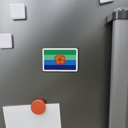 Flag of Angaur Palau - Die-Cut Magnet-The Sticker Space