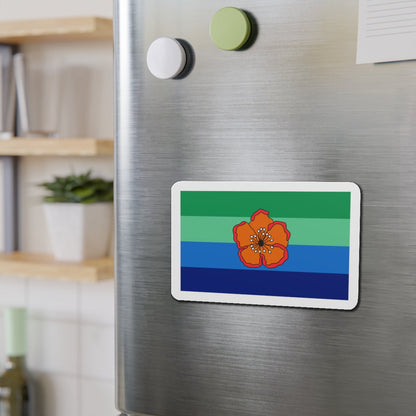 Flag of Angaur Palau - Die-Cut Magnet-The Sticker Space