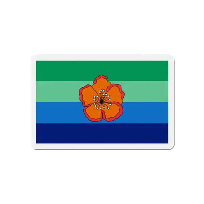 Flag of Angaur Palau - Refrigerator Magnet - The Sticker Space