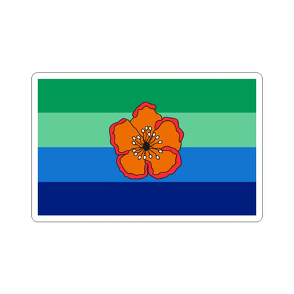 Flag of Angaur Palau STICKER Vinyl Die-Cut Decal-2 Inch-The Sticker Space