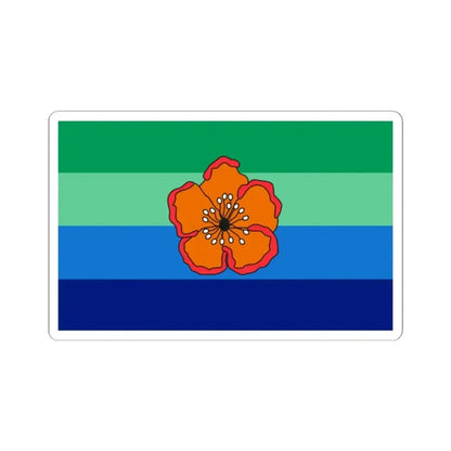 Flag of Angaur Palau - STICKER Vinyl Kiss-Cut Decal - The Sticker Space