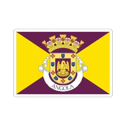 Flag of Angola 1932 proposal (Angola) STICKER Vinyl Kiss-Cut Decal 2 Inch White - The Sticker Space