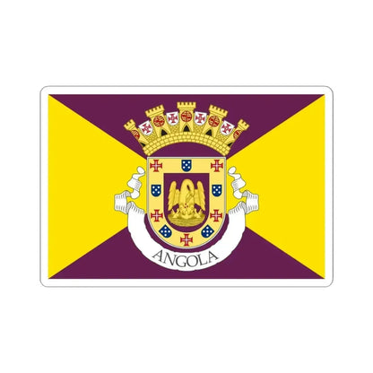 Flag of Angola 1932 proposal (Angola) STICKER Vinyl Kiss-Cut Decal 4 Inch White - The Sticker Space