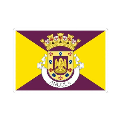 Flag of Angola 1932 proposal (Angola) STICKER Vinyl Kiss-Cut Decal 6 Inch White - The Sticker Space