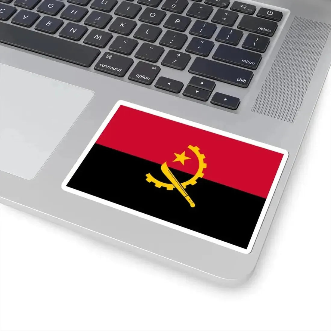 Flag of Angola (Angola) STICKER Vinyl Kiss-Cut Decal - The Sticker Space