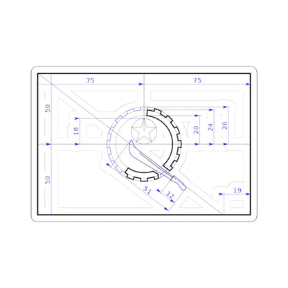 SKU:28045008707641787970 Sizes:3" × 3" Types:White
