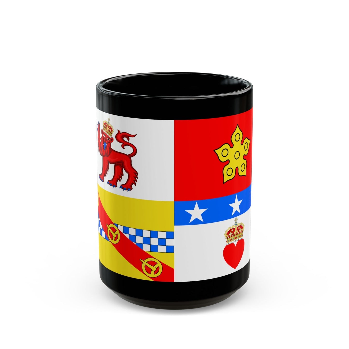 Flag of Angus UK - Black Coffee Mug-15oz-The Sticker Space