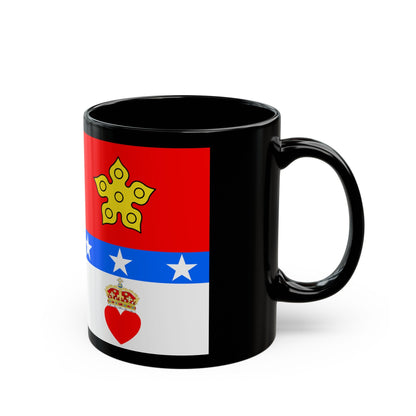 Flag of Angus UK - Black Coffee Mug-The Sticker Space