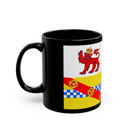 Flag of Angus UK - Black Coffee Mug-The Sticker Space