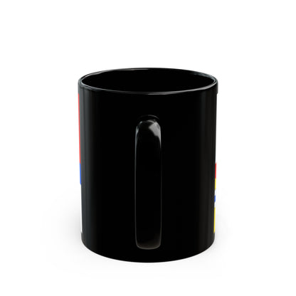 Flag of Angus UK - Black Coffee Mug-The Sticker Space