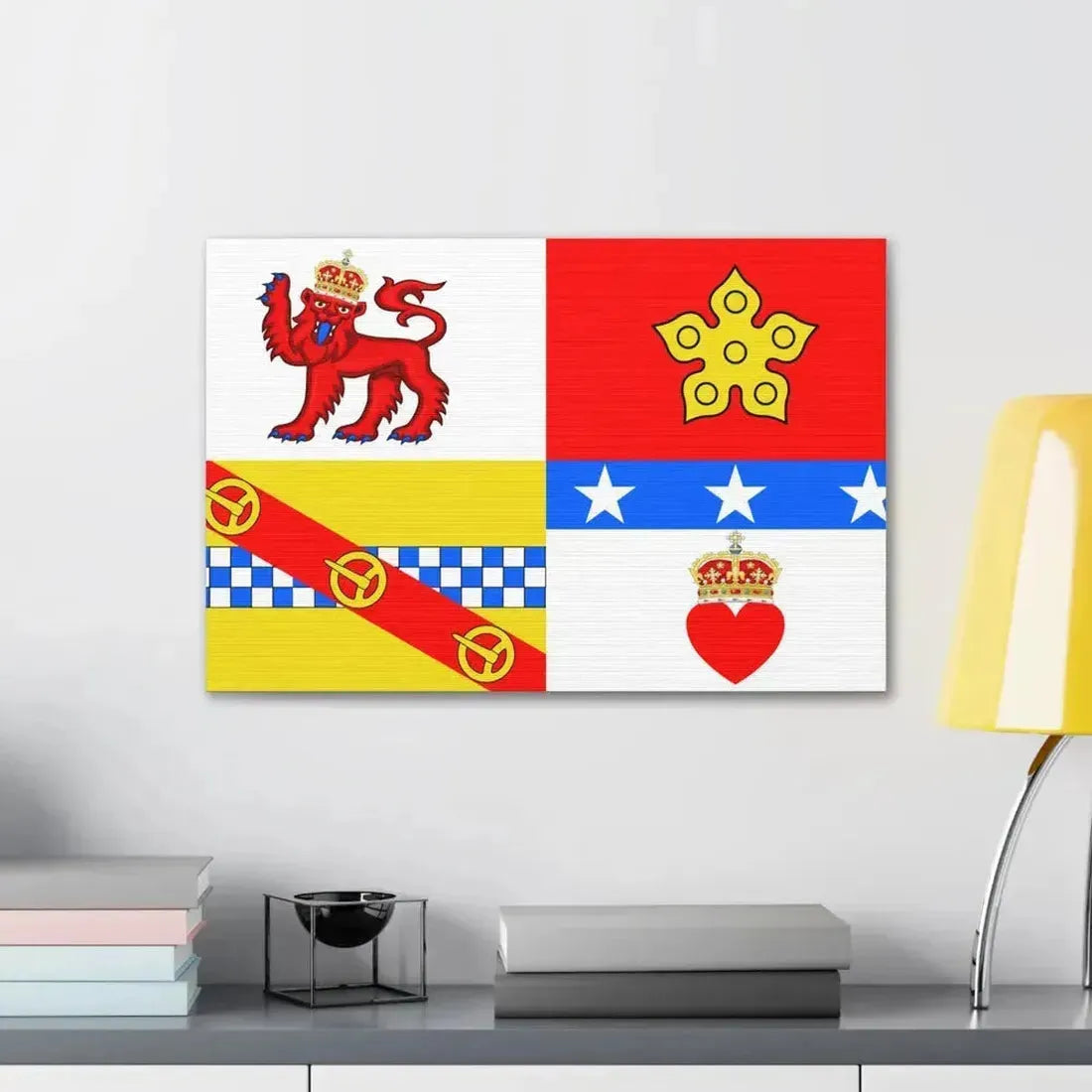 Flag of Angus UK - Canvas Wall Art - The Sticker Space
