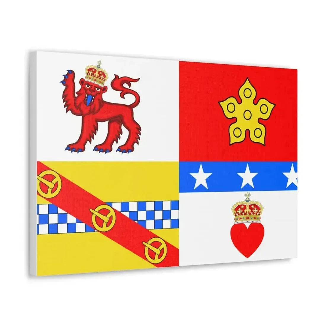 Flag of Angus UK - Canvas Wall Art - The Sticker Space