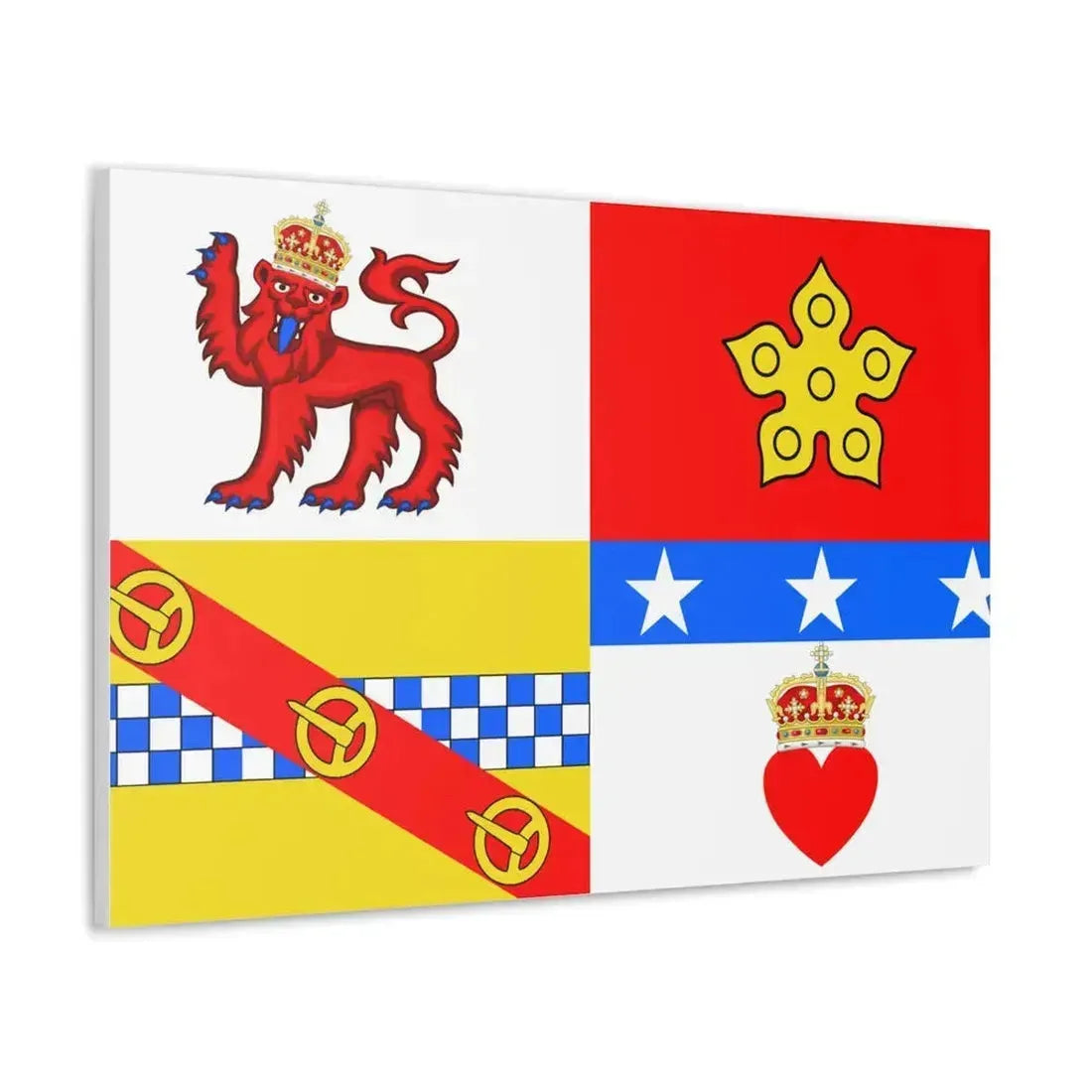 Flag of Angus UK - Canvas Wall Art - The Sticker Space