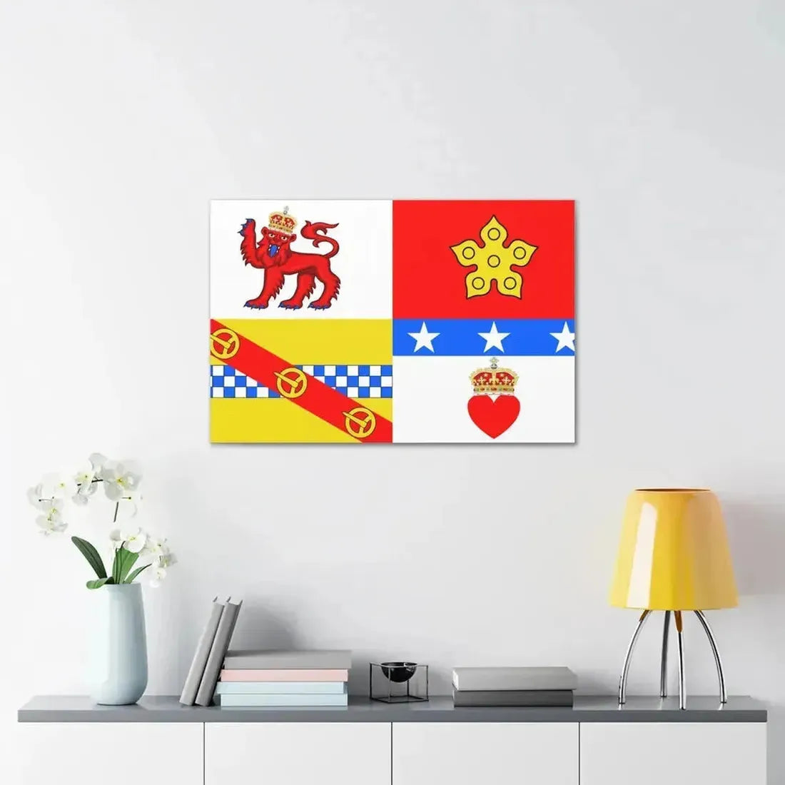 Flag of Angus UK - Canvas Wall Art - The Sticker Space