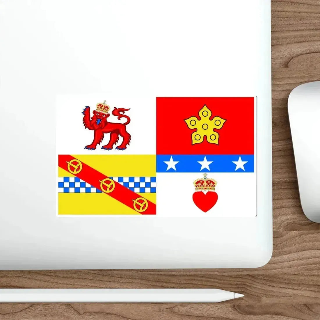 Flag of Angus UK STICKER Vinyl Die-Cut Decal - The Sticker Space