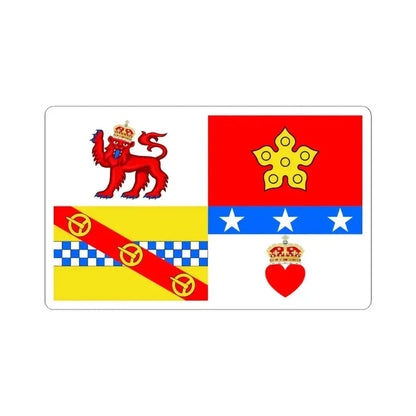 Flag of Angus UK - STICKER Vinyl Kiss-Cut Decal 6 Inch White - The Sticker Space