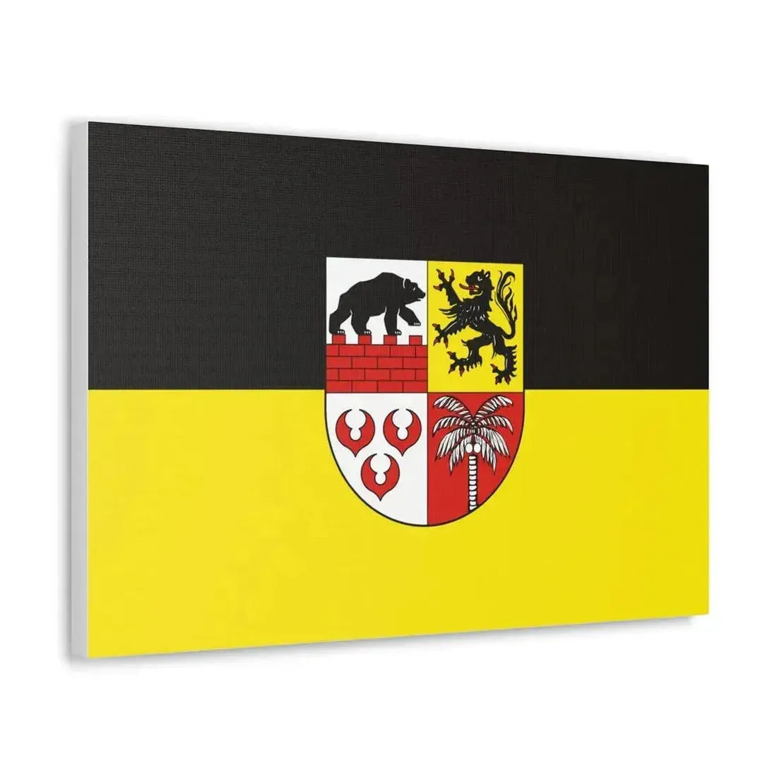 Flag of Anhalt Bitterfeld Germany - Canvas Wall Art - The Sticker Space