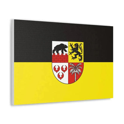 Flag of Anhalt Bitterfeld Germany - Canvas Wall Art - The Sticker Space