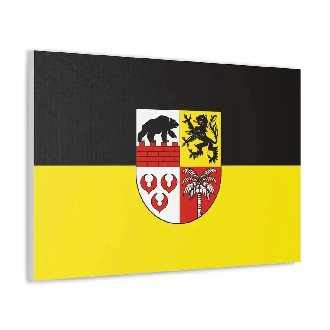 Flag of Anhalt Bitterfeld Germany - Canvas Wall Art - The Sticker Space