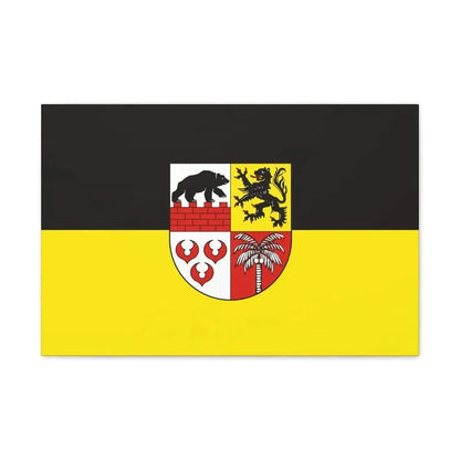Flag of Anhalt Bitterfeld Germany - Canvas Wall Art - The Sticker Space