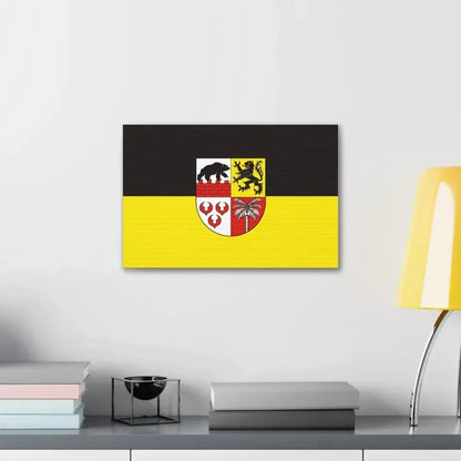 Flag of Anhalt Bitterfeld Germany - Canvas Wall Art - The Sticker Space
