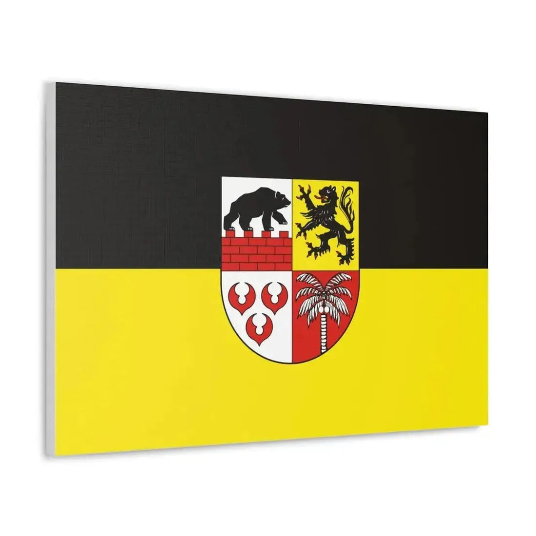 Flag of Anhalt Bitterfeld Germany - Canvas Wall Art - The Sticker Space